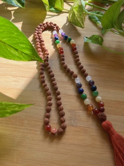 Japamala Rudraksha 7 Chakras - Imagen 2